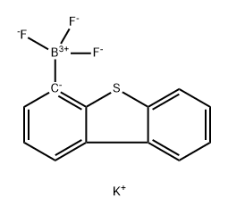 Potassium 4-dibenzothienyltrifluoroborate Struktur