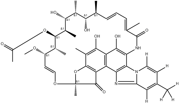 Rifaximin-d6 Structure