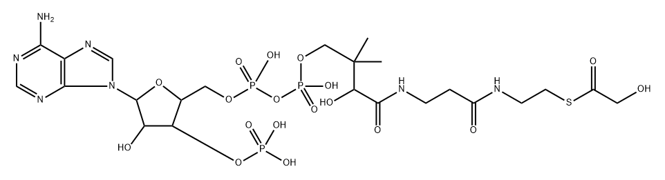 glycoyl-coenzyme A Struktur