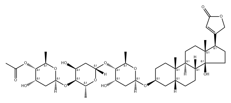 beta-acetyldigitoxin 结构式
