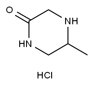 2-Piperazinone, 5-methyl-, hydrochloride (1:1)|5-甲基哌嗪-2-酮盐酸盐