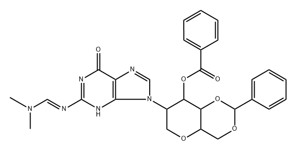1266554-20-4 1,5-Anhydro-3-O-benzoyl-4,6-O-benzylidene-2-deoxy-2-(N8-(dimethylamino)methyleneguanidin-1-yl)-D-altro-hexitol