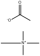 Tetramethylammonium acetate xhydrate Structure