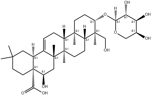 葳岩仙皂苷 B 结构式