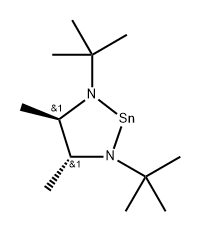 N,N-二-丁基-2,3-二氨基丁烷锡(II) 结构式