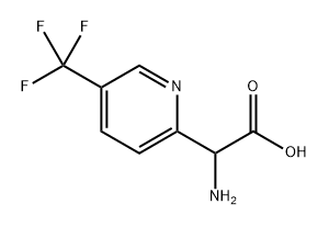 2-氨基-2-(5-(三氟甲基)吡啶-2-基)乙酸 结构式