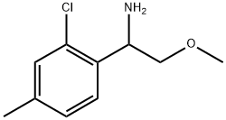 1-(2-chloro-4-methylphenyl)-2-methoxyethanamine Structure