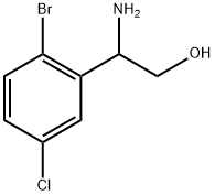 2-amino-2-(2-bromo-5-chlorophenyl)ethanol Structure