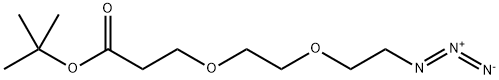 Azido-PEG2-t-butyl ester Struktur