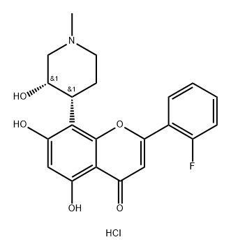 Alvocidib (Flavopiridol) Fluoro Analogue Structure