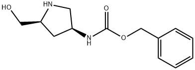 Phenylmethyl N-[(3S,5S)-5-(hydroxymethyl)-3-pyrrolidinyl]carbamate