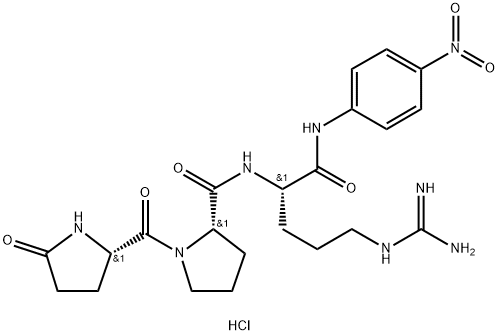 Pyr-Pro-Arg-pNA hydrochloride Structure