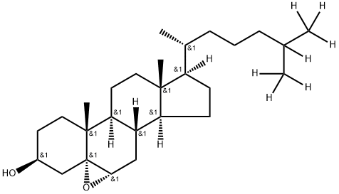 cholestanol, 5α,6α-epoxy-d7 Structure