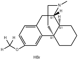 Dextromethorphan-d3	HBr,1279034-15-9,结构式