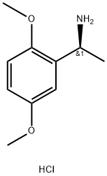 (S)-1-(2,5-二甲氧基苯基)乙胺盐酸盐, 128162-85-6, 结构式