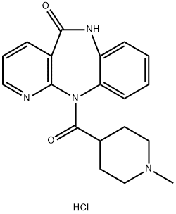 ヌベンゼピン·塩酸塩 化学構造式