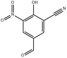 5-甲酰基-2-羟基-3-硝基苯甲腈, 1283118-53-5, 结构式