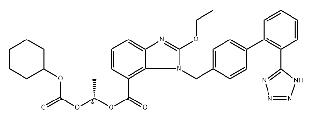 (R)-坎地沙坦酯, 1283744-61-5, 结构式