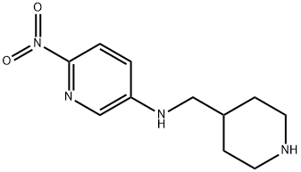 6-Nitro-N-(4-piperidinylmethyl)-3-pyridinamine,1283919-89-0,结构式