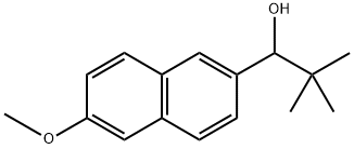 1-(6-methoxynaphthalen-2-yl)-2,2-dimethylpropan-1-ol Struktur
