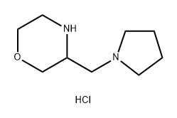 Morpholine, 3-(1-pyrrolidinylmethyl)-,dihydrochloride Structure
