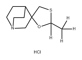 西维美林-D4盐酸盐, 1286024-71-2, 结构式