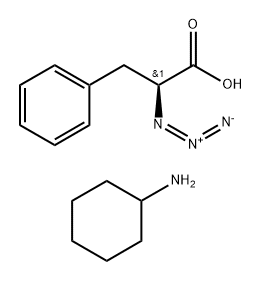 L-azidophenylalanine CHA salt Struktur