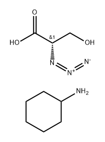 L-azidoserine CHA salt Struktur