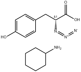D-azidotyrosine CHA salt Struktur
