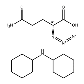 D-azidoglutaMine DCHA salt Structure