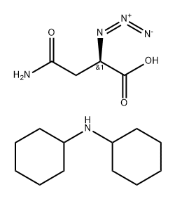 D-azidoasparagine DCHA salt Structure