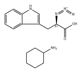 D-azidotryptophan CHA salt Structure