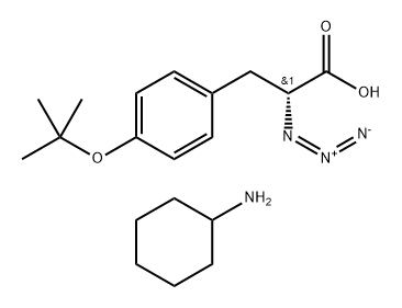 D-azidotyrosine tert-butyl ether CHA salt Struktur