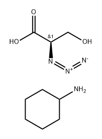 D-azidoserine CHA salt Struktur