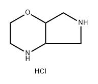 Pyrrolo[3,4-b]-1,4-oxazine, octahydro-,dihydrochloride 结构式