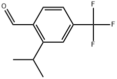 2-(1-Methylethyl)-4-(trifluoromethyl)benzaldehyde Structure