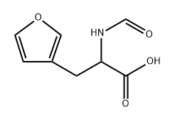 2-甲酰胺-3-(呋喃-3-基)丙酸 结构式