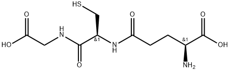 Glycine,N-(N-L-γ-glutamyl-D-cysteinyl)- Structure