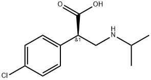 (R)-2-(4-氯苯基)-3-(异丙基氨基)丙酸, 1289625-66-6, 结构式