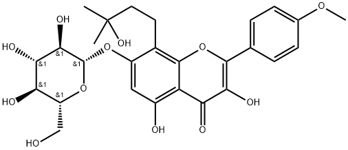 茂藿苷 A, 128988-55-6, 结构式