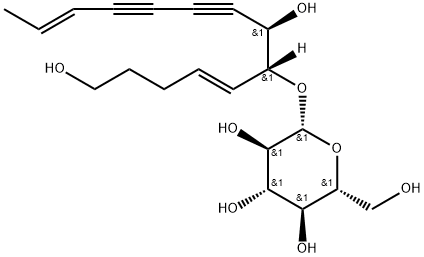党参炔苷,129277-38-9,结构式