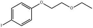 1-(2-ethoxyethoxy)-4-iodobenzene Struktur