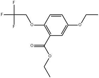 Ethyl 5-ethoxy-2-(2,2,2-trifluoroethoxy)benzoate Structure