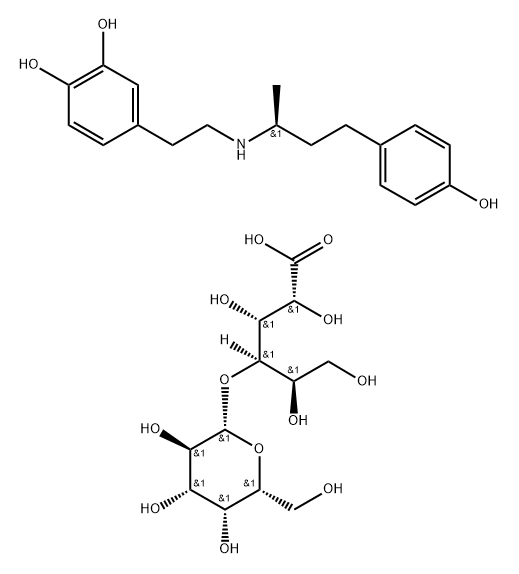 Levdobutamine lactobionate Structure