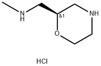 2-Morpholinemethanamine, N-methyl-,dihydrochloride Struktur