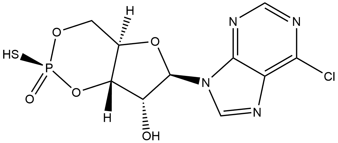 Sp-6-Cl-cPuMPS Structure