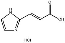 3-(1H-imidazol-2-yl)prop-2-enoic acid hydrochloride 结构式