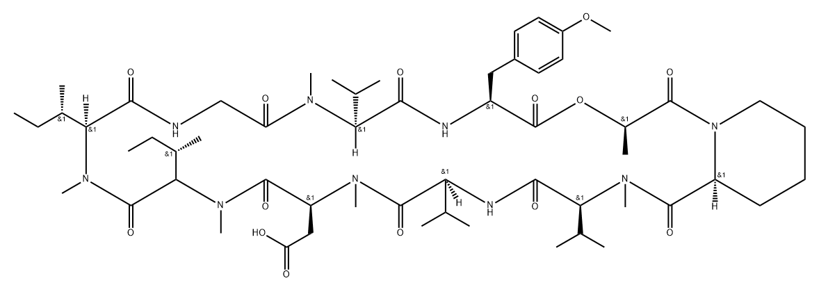 Cyclopeptolide 1 Structure