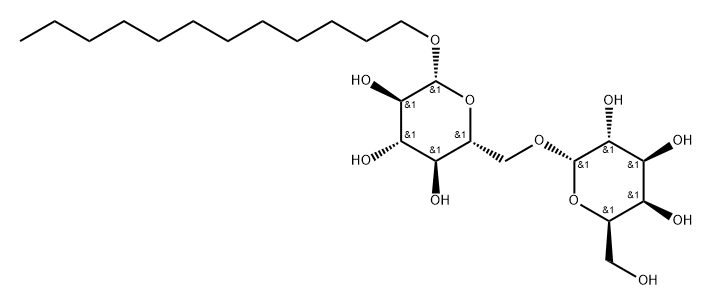 n-Dodecyl-β-D-Melibioside Struktur