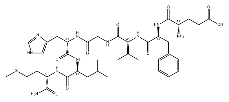 gastrin releasing peptide (21-27), Glu(21)-Phe(22)- Structure